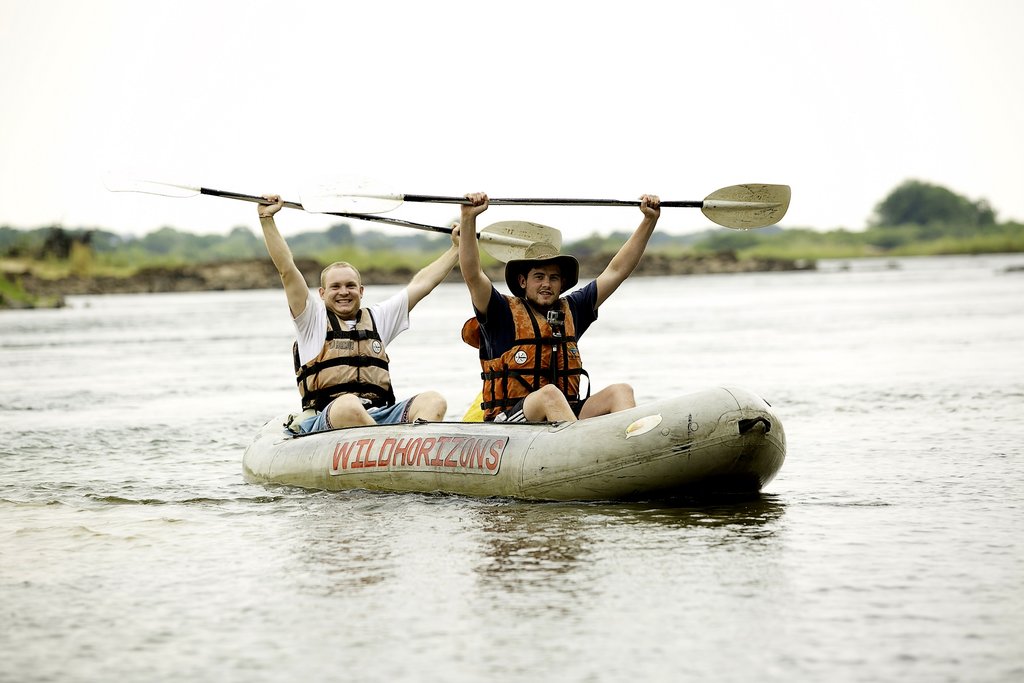 Canoeing on the Zambezi
