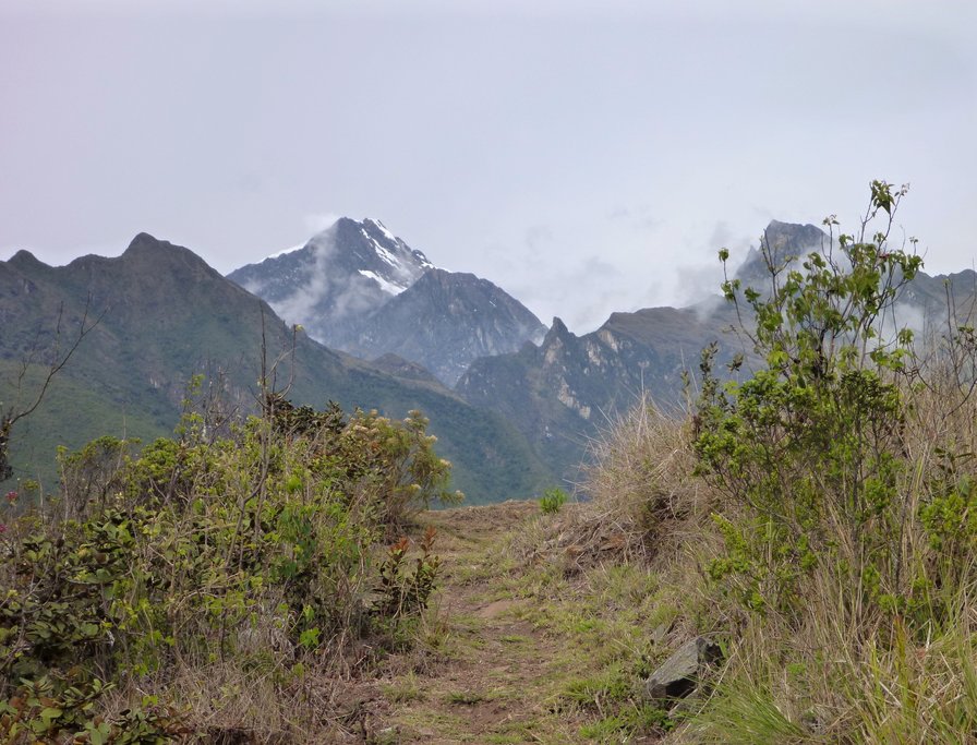 View of the Andes along the Choquequirao Trek