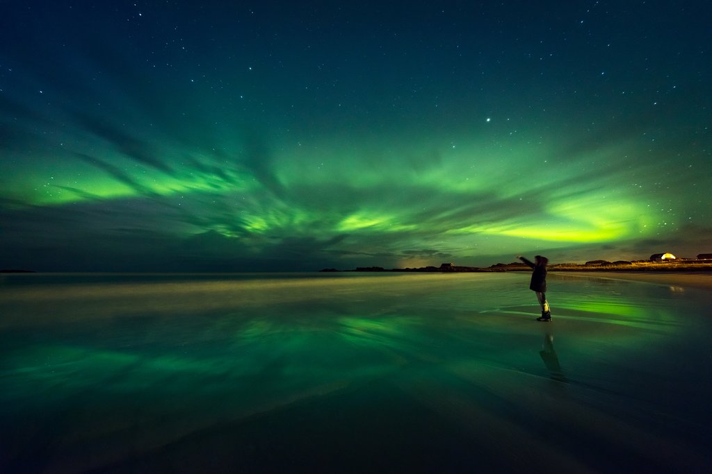 Auroras over Norway