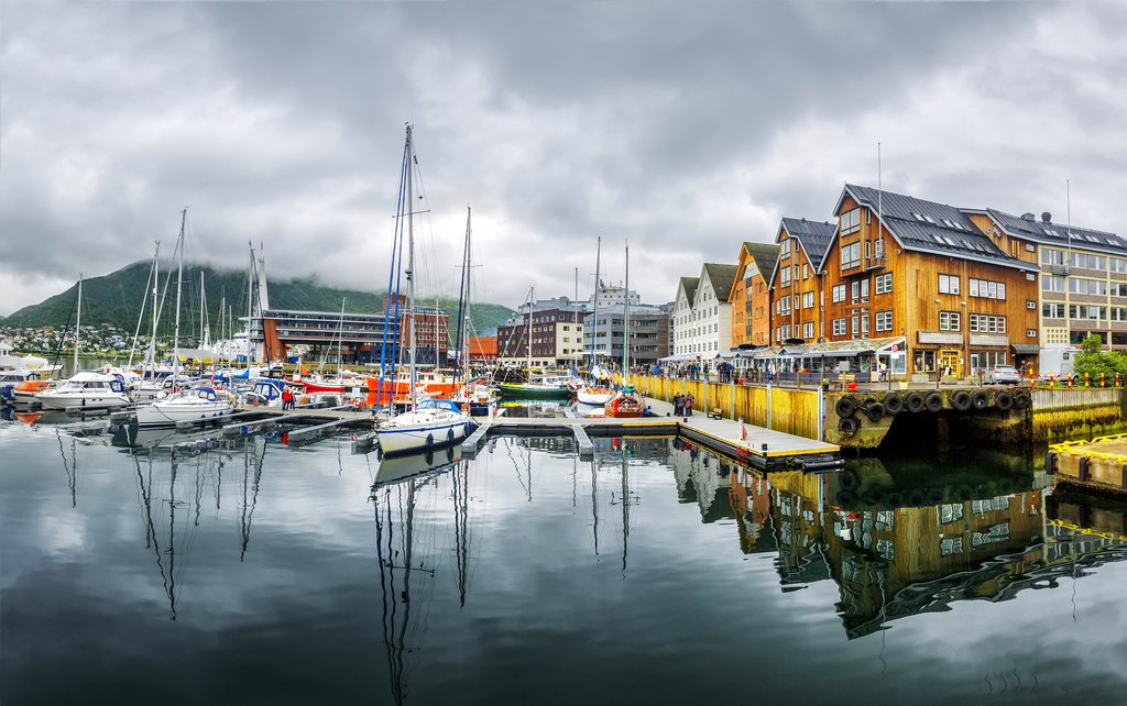 Tromsø's picturesque harbor