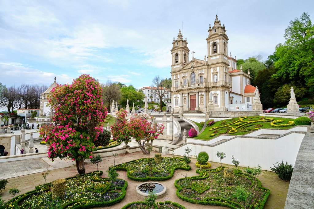 The stunning Sanctuary of Bom Jesus do Monte in Braga