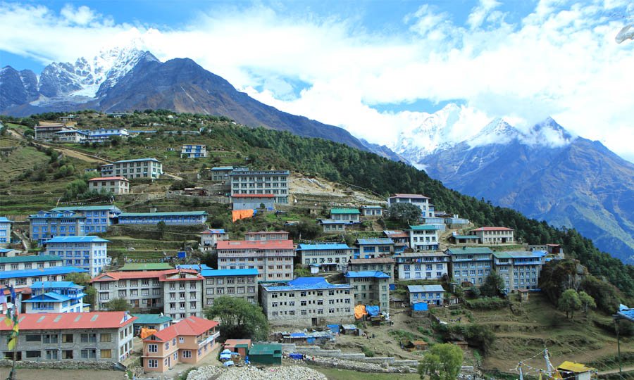 Houses in Namche
