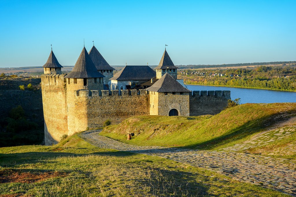 Khotyn fortress sits pretty on the banks of the Dnister River - Ukraine
