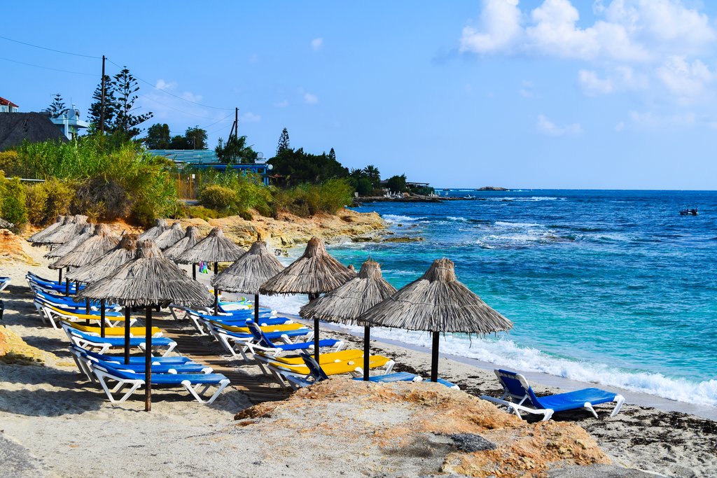 A beach in Crete