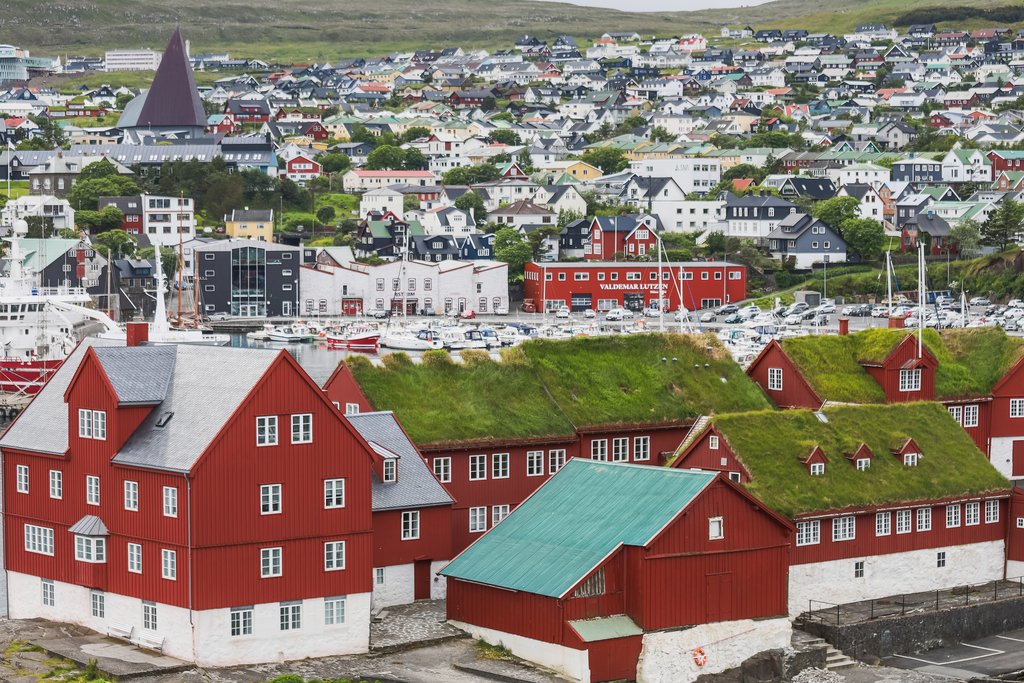 Panoramic views of Tórshavn