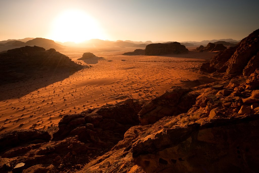 Evening at Wadi Rum