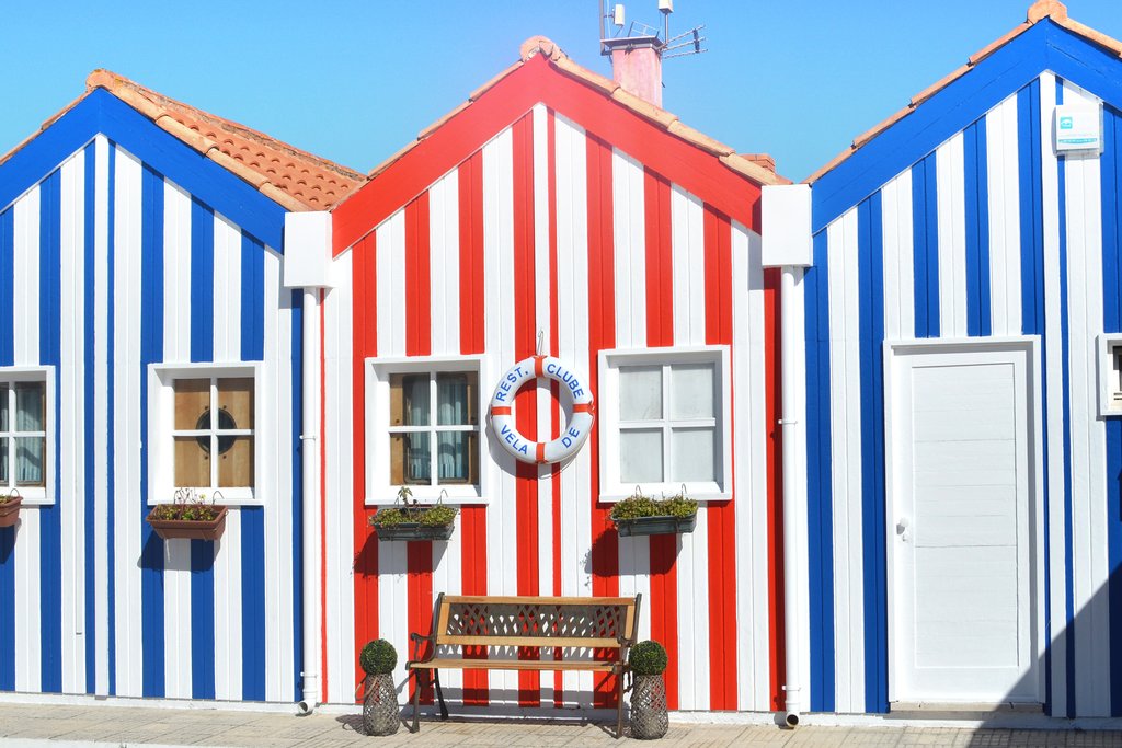 Costa Nova striped houses
