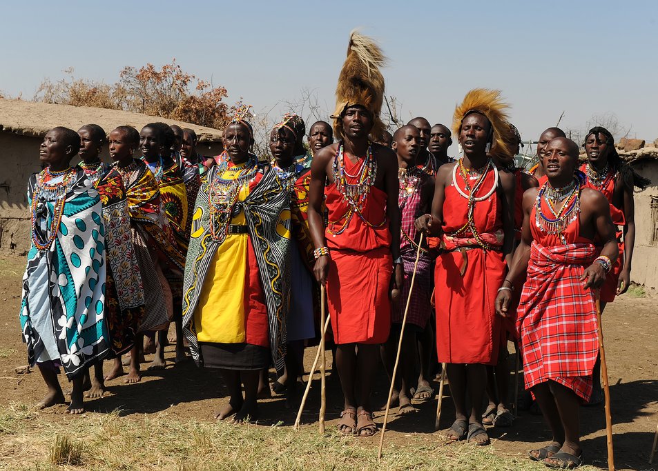 Members of the Maasai Tribe