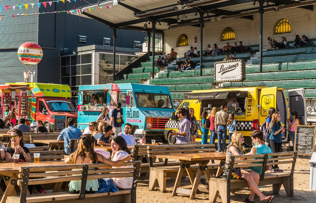 A food market in Buenos Aires
