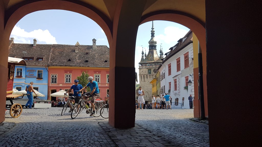 Stopping in Sighișoara
