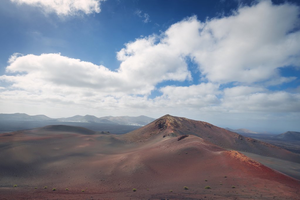 The volcanic Timanfaya landscape