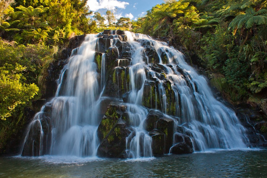 A waterfall in Waihi