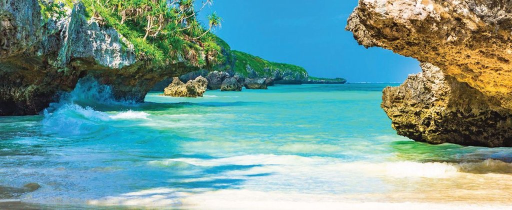 Rock formations in Zanzibar