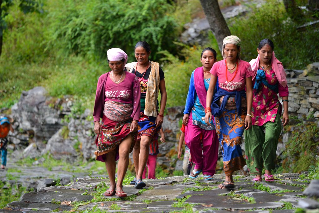 Gurung women, nepal