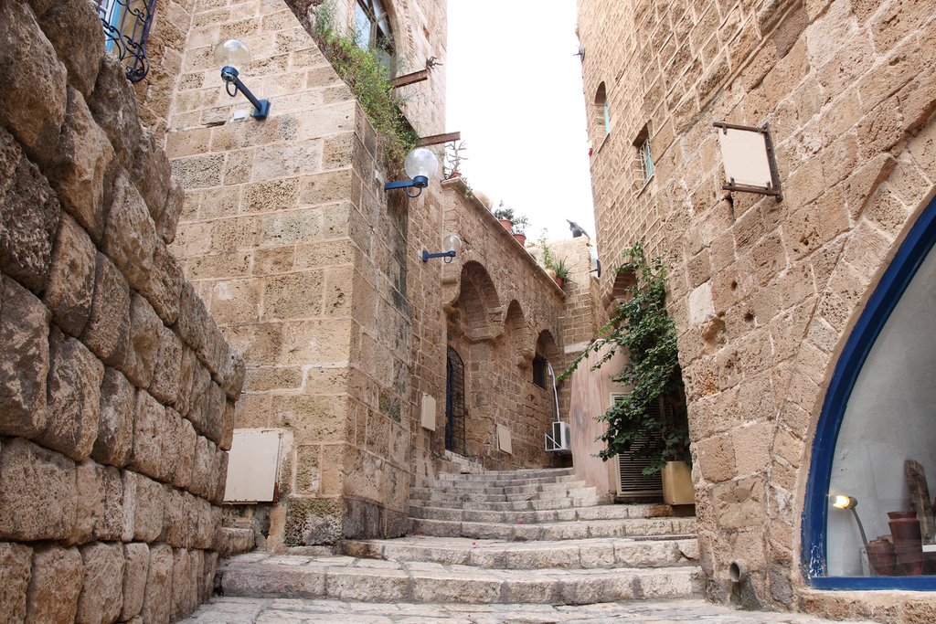 A street in Jaffa early in the day