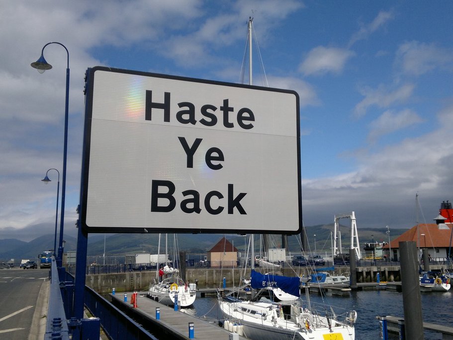 Haste ye back to Scotland