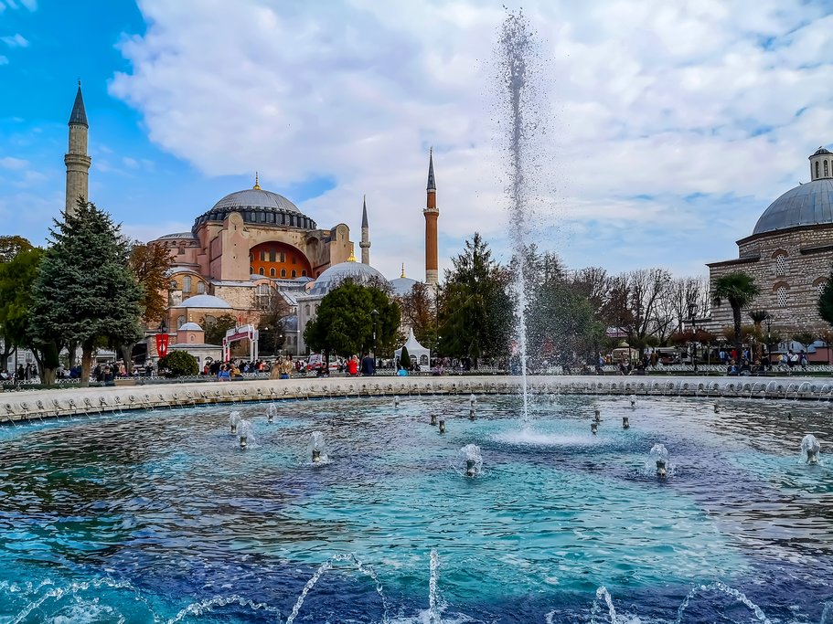 The Historic Hagia Sophia in Istanbul