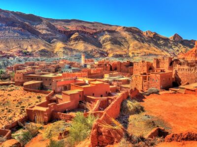 View of Bou Tharar village - Morocco, the Valley of Roses