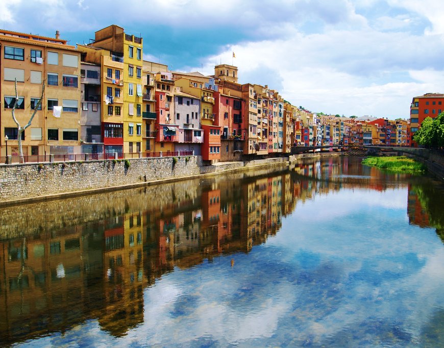 Girona's intriguing centre.