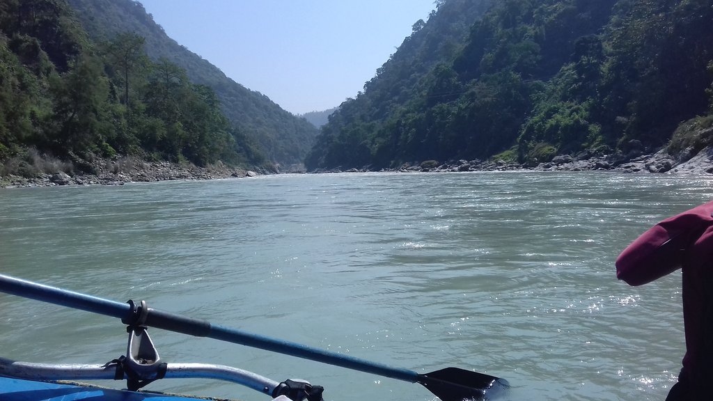 Paddling along the Lower Seti River