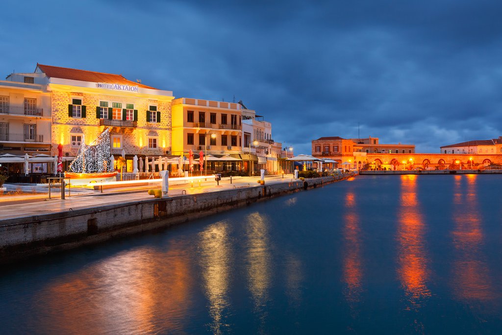 Ermoupoli waterfront on Syros