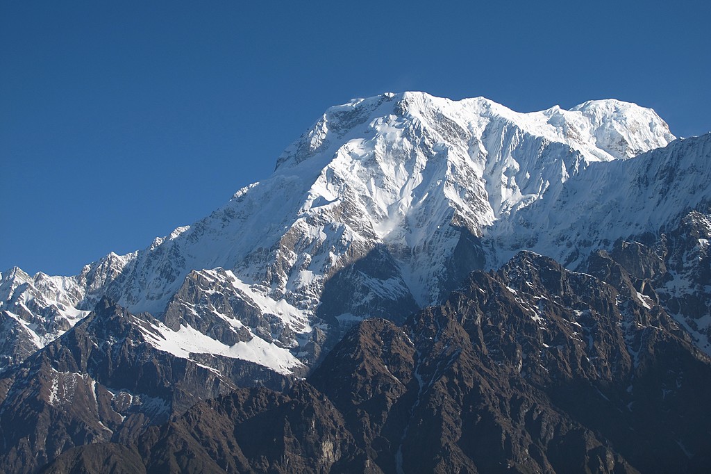 Annapurna South from High Camp