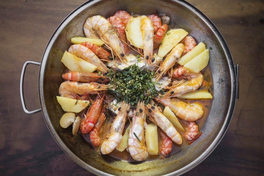 Traditional Algarve Cataplana stew