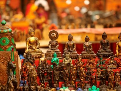 souvenir statuette of a Buddha