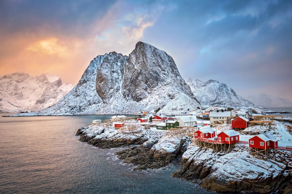 Rent a car and explore Lofoten's beautiful fishing villages.