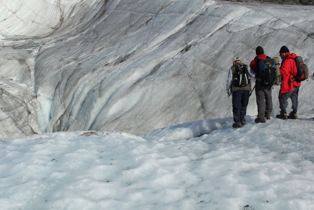 Hiking the Root Glacier, Alaska