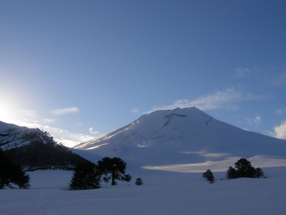 Corralco Ski Resort is on the slopes of Lonquimay Volcano