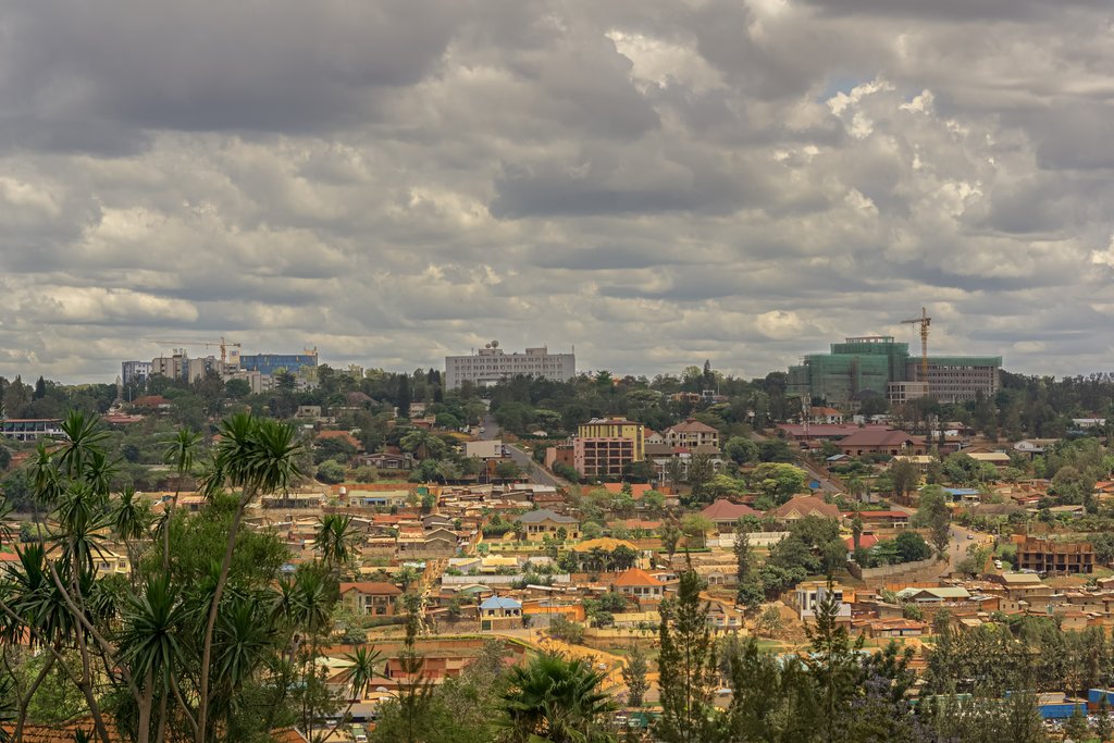 View of Kigali from a hilltop