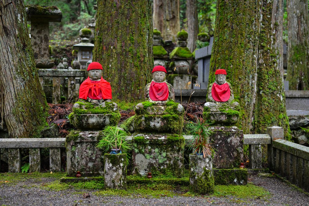 Okunoin Cemetery on Mount Koya, Japan