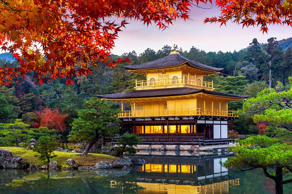 Kyoto's Golden Pavillion.