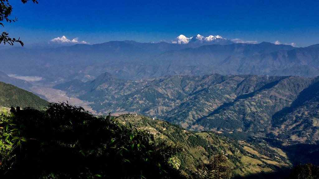 Trisuli Valley and the Langtang range