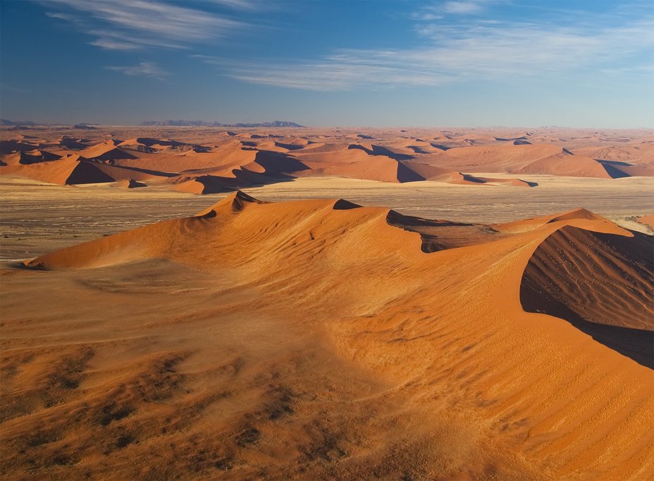 The striking red dunes of Sossusvlei