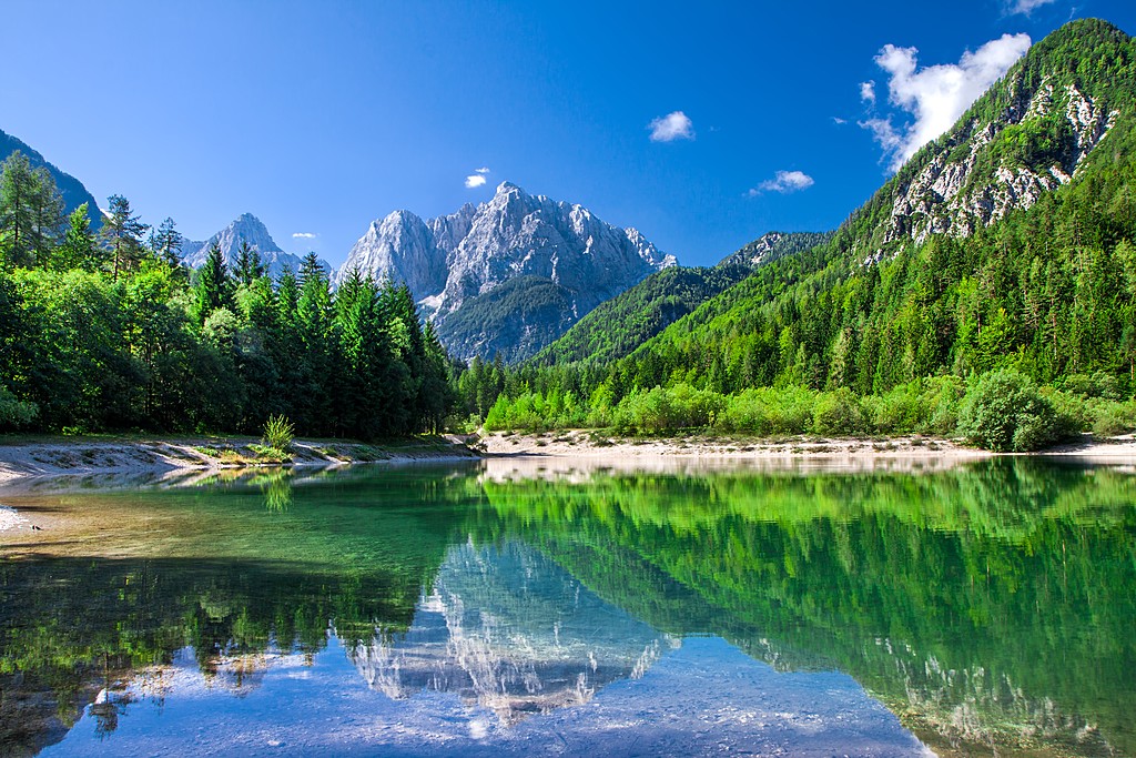 Begin your hike in the Julian Alps