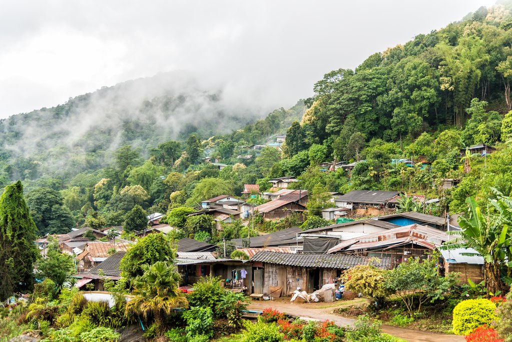 Hmong Village in Northern Thailand