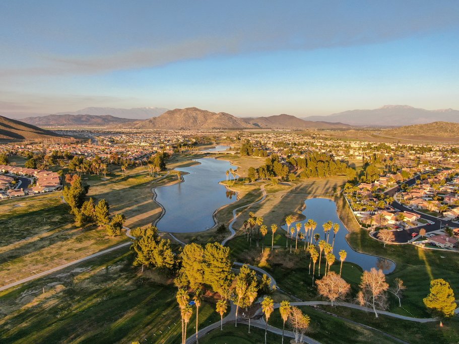 Aerial Views of a Temecula golf course