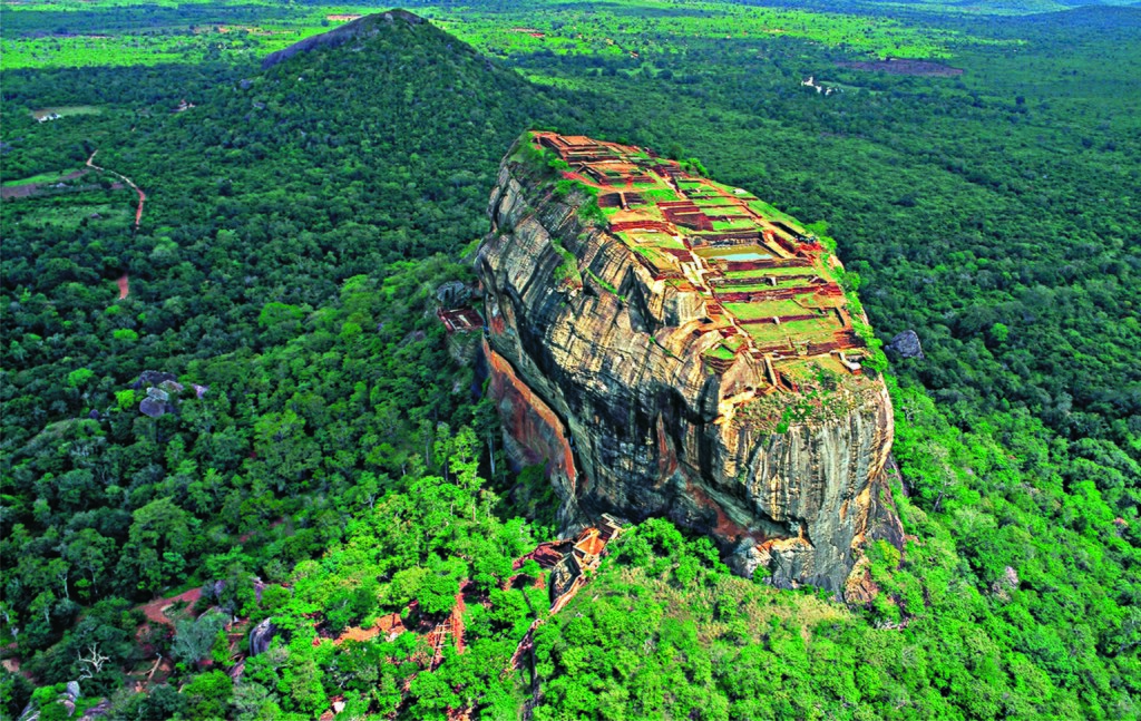 Bird's-eye view of Sigiriya