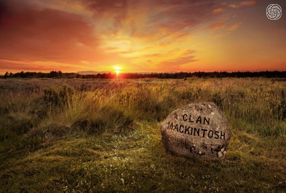 Sunrise over Culloden Battlefield.