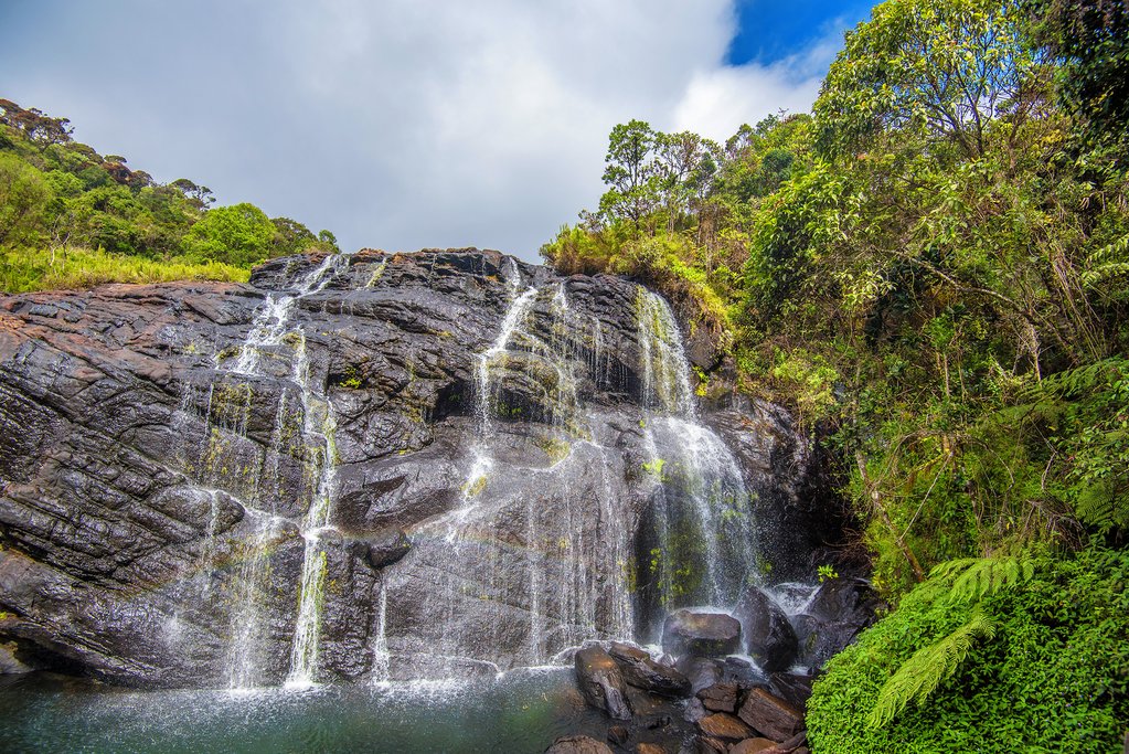 Bakers Falls in Horton Plains National Park