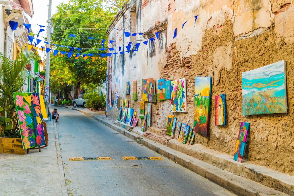 Street Market in Cartagena