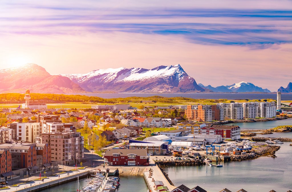 Ferry to Bodø where you'll catch a flight to Oslo