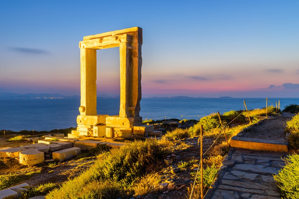 Apollo Temple in Naxos, Greece