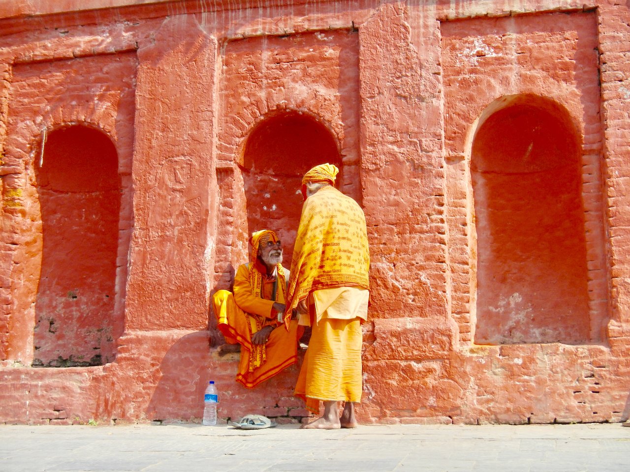 Hindu Priest at Pashupatinath Temple Kathmandu Photo taken by Greg C