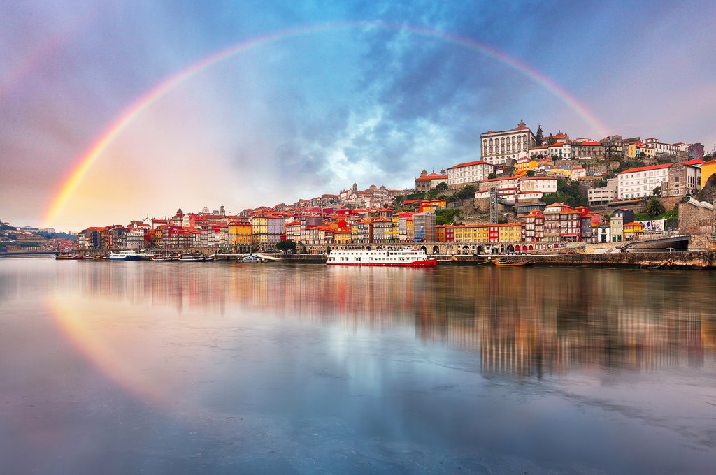 A rainbow in Porto