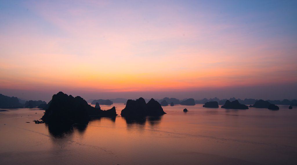 Sunrise over the bay
