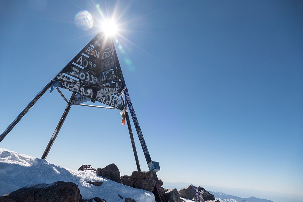 Summit of Mount Toukbal