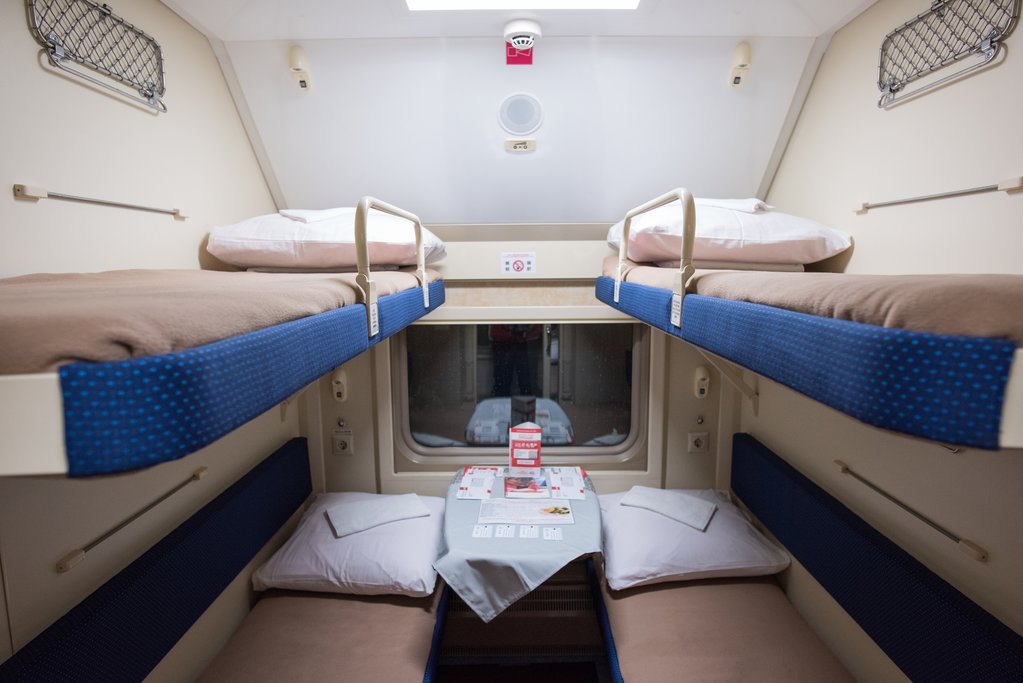 Overnight train compartment